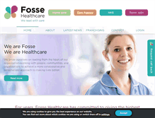 Tablet Screenshot of fossehealthcare.co.uk